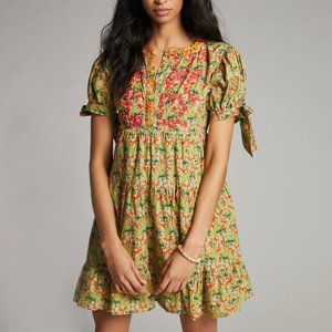 HTF Anthropologie Auretta Beaded Mini Dress